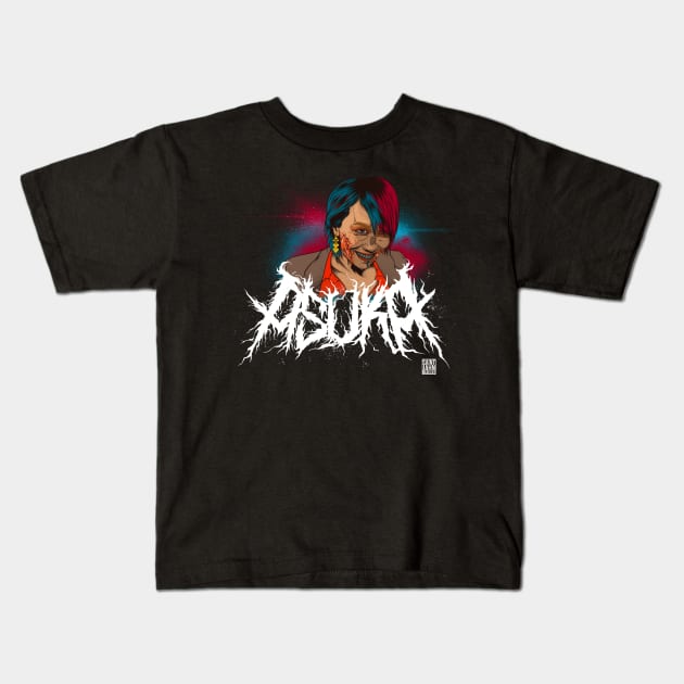 There’s something in Asuka Kids T-Shirt by saintjahn